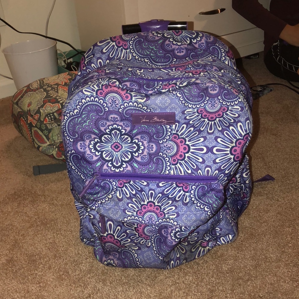 Vera Bradley Rolling backpack Lilac Tapestry